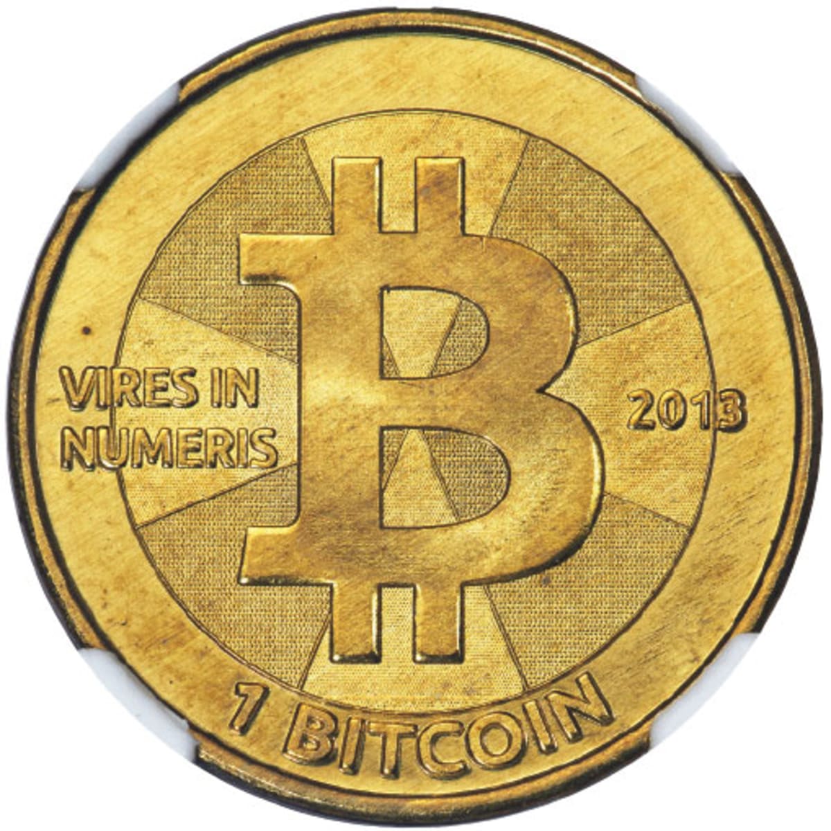 Bitcoin in physical, collectible form sold by Heritage