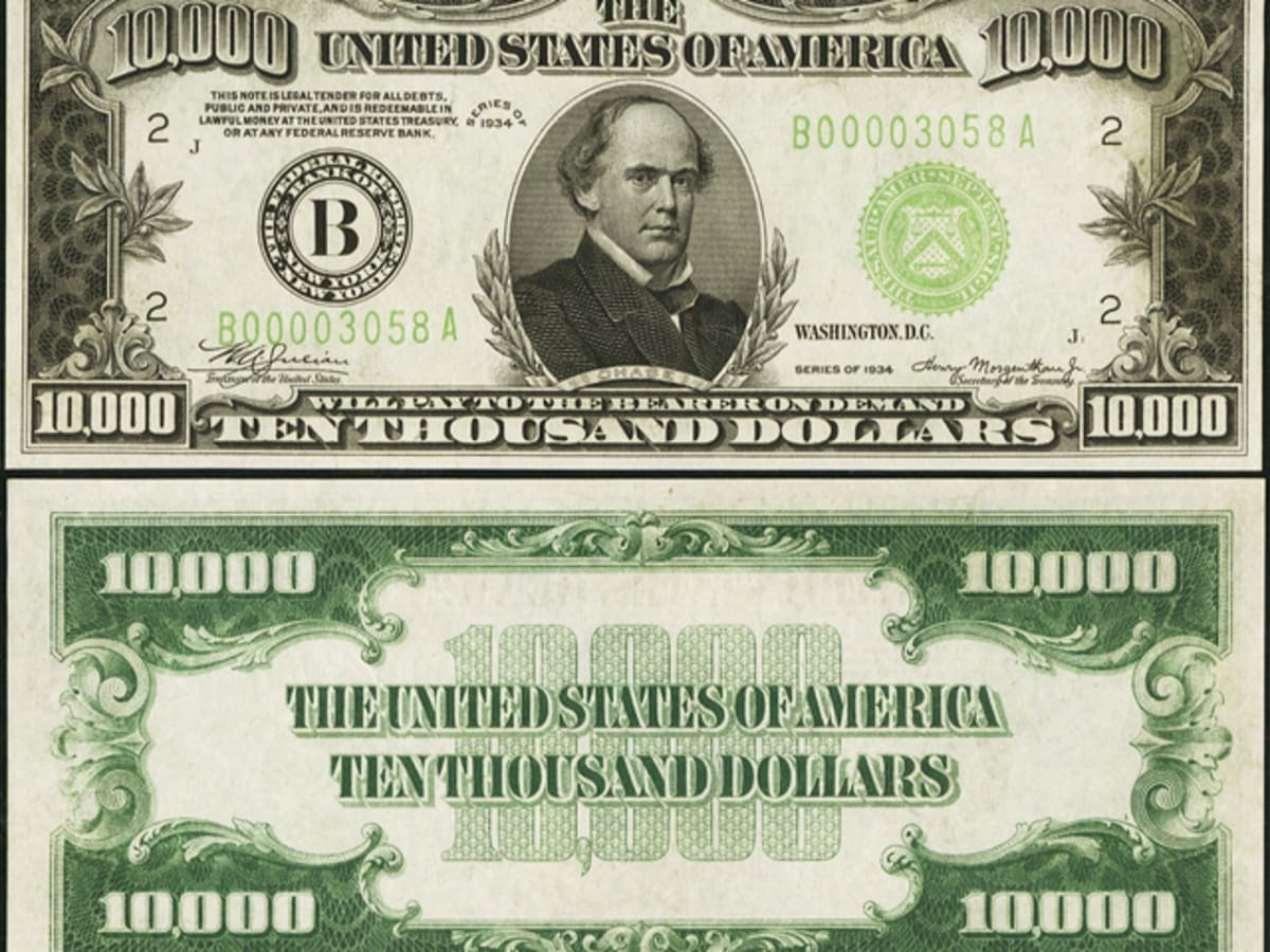 $10,000 Note (Green Seal)