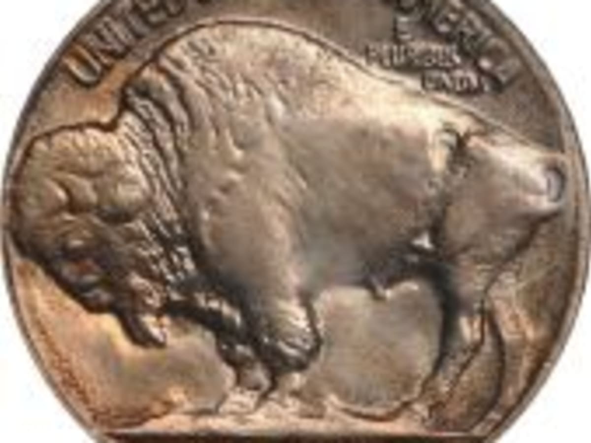 1920 5c Indian Head Buffalo Nickel - Wood Grain - Weak Strike - Unc -  SKU-Y3502