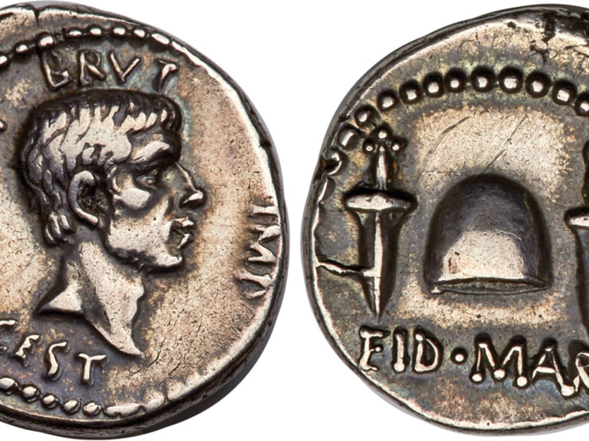 ancient roman coins julius caesar