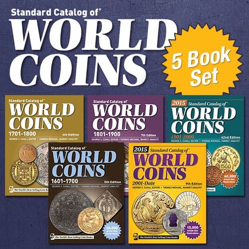 Standard Catalog of World Coins 5 Book Set Numismatic News