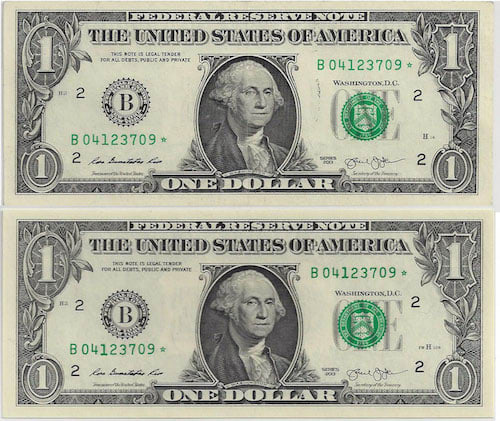 Collectors Find Duplicated Federal Reserve Note Serial Numbers ...