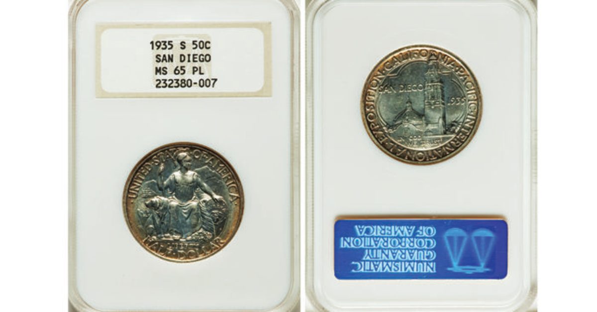 Commemoratives on Block for Heritage Sale - Numismatic News