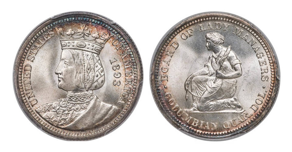 The 1893 Isabella Quarter is in a Class of Its Own Numismatic News