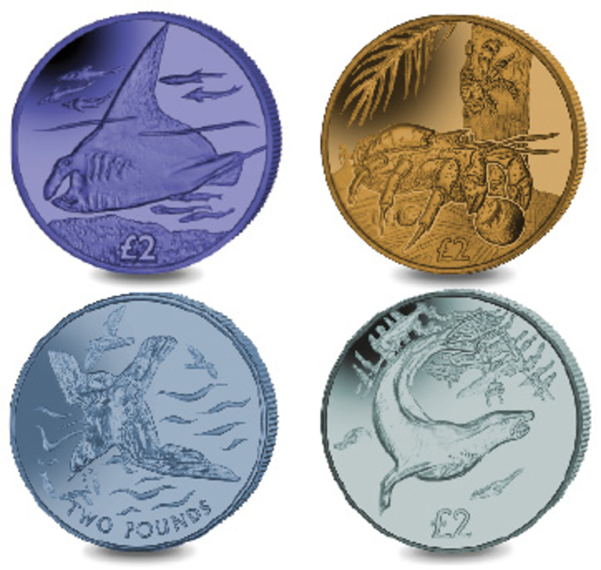 Pobjoy issues colored titanium coins Numismatic News