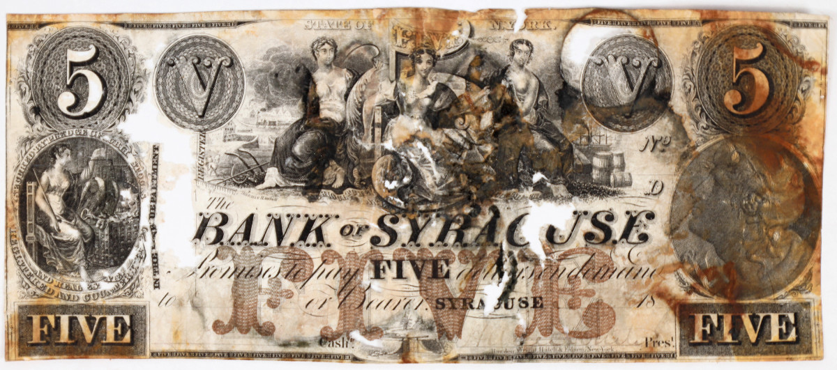 Unique New Jersey $3 Bank Note Surfaces From Fabled S.S. Central