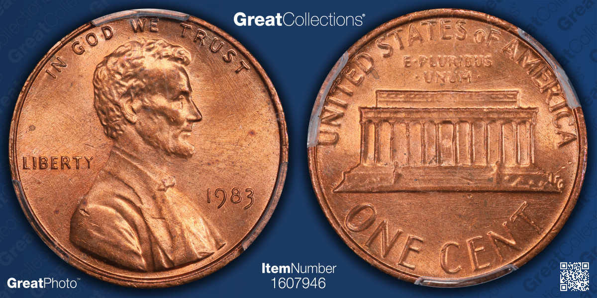 Coin collection error 1983 penny on sale