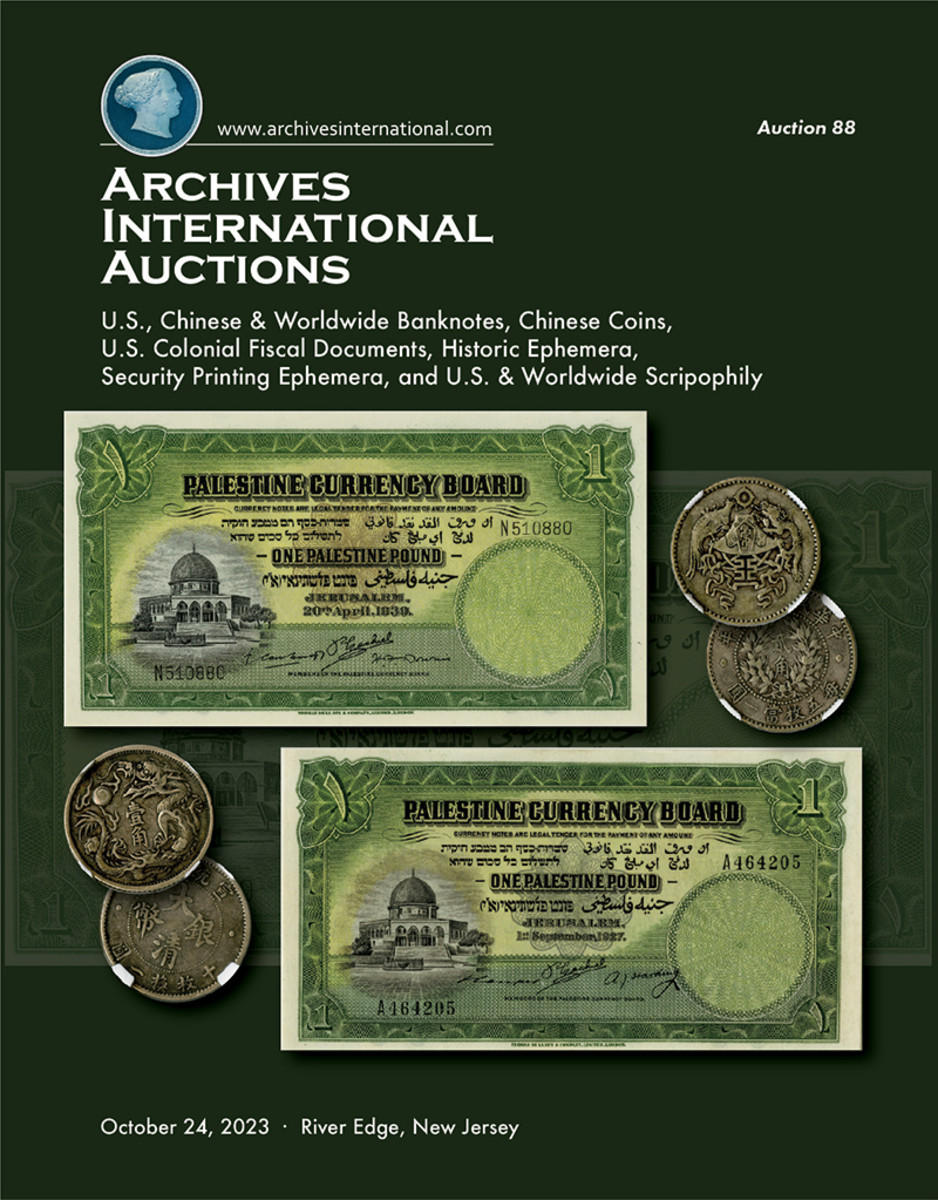 ARCHIVES INTERNATIONAL AUCTIONS - Public Auction 88 - Numismatic News